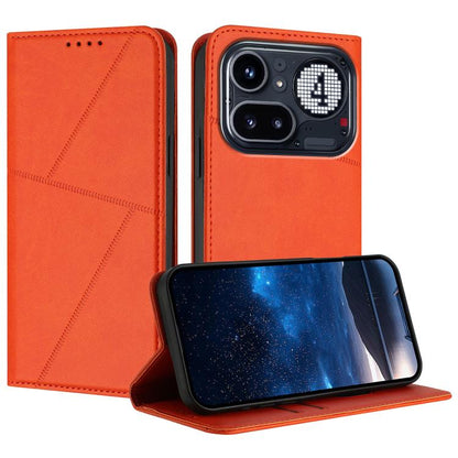 Strong Magnetic Frosted Flip Leather Phone Case, For Nothing Phone 4a Pro, For Nothing Phone 4a, For Nothing Phone 3a, For Nothing Phone 3a Pro, For Nothing Phone 2a, For Nothing Phone 2, For Nothing Phone 1