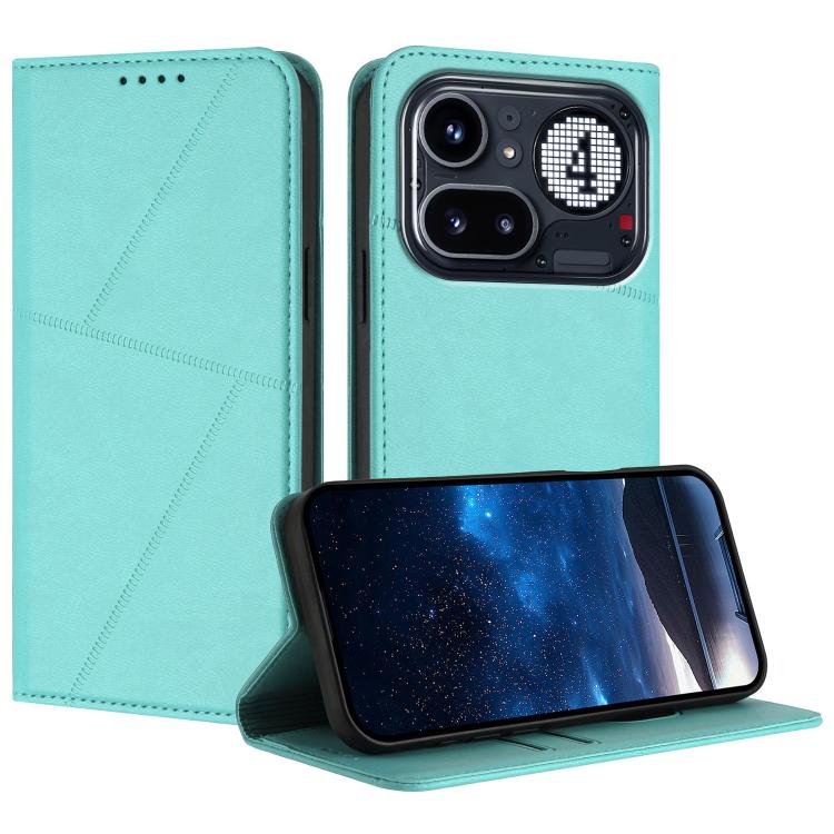 Strong Magnetic Frosted Flip Leather Phone Case, For Nothing Phone 4a Pro, For Nothing Phone 4a, For Nothing Phone 3a, For Nothing Phone 3a Pro, For Nothing Phone 2a, For Nothing Phone 2, For Nothing Phone 1