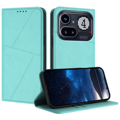 Strong Magnetic Frosted Flip Leather Phone Case, For Nothing Phone 4a Pro, For Nothing Phone 4a, For Nothing Phone 3a, For Nothing Phone 3a Pro, For Nothing Phone 2a, For Nothing Phone 2, For Nothing Phone 1