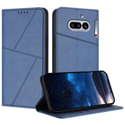 Strong Magnetic Frosted Flip Leather Phone Case, For Nothing Phone 4a Pro, For Nothing Phone 4a, For Nothing Phone 3a, For Nothing Phone 3a Pro, For Nothing Phone 2a, For Nothing Phone 2, For Nothing Phone 1