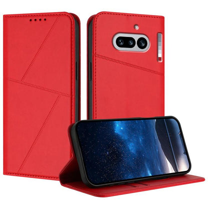 Strong Magnetic Frosted Flip Leather Phone Case, For Nothing Phone 4a Pro, For Nothing Phone 4a, For Nothing Phone 3a, For Nothing Phone 3a Pro, For Nothing Phone 2a, For Nothing Phone 2, For Nothing Phone 1