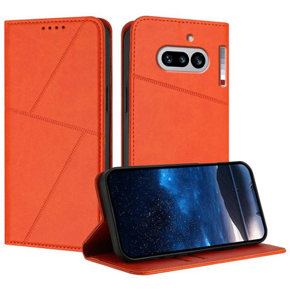 Strong Magnetic Frosted Flip Leather Phone Case, For Nothing Phone 4a Pro, For Nothing Phone 4a, For Nothing Phone 3a, For Nothing Phone 3a Pro, For Nothing Phone 2a, For Nothing Phone 2, For Nothing Phone 1