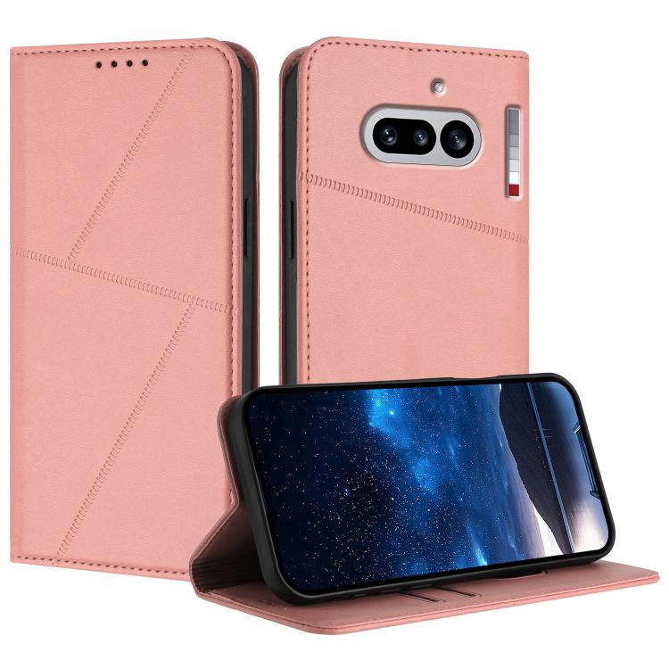 Strong Magnetic Frosted Flip Leather Phone Case, For Nothing Phone 4a Pro, For Nothing Phone 4a, For Nothing Phone 3a, For Nothing Phone 3a Pro, For Nothing Phone 2a, For Nothing Phone 2, For Nothing Phone 1