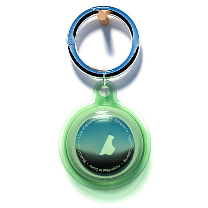 TPU Waterproof Protective Case with Keychain, For AirTag 2nd Gen / AirTag 1st Gen