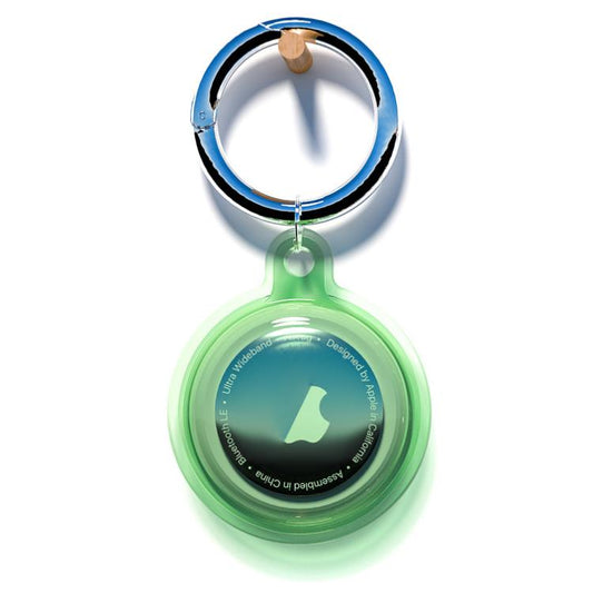 TPU Waterproof Protective Case with Keychain, For AirTag 2nd Gen / AirTag 1st Gen