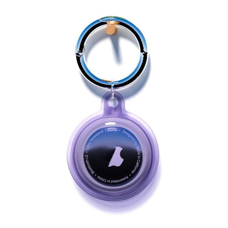 TPU Waterproof Protective Case with Keychain, For AirTag 2nd Gen / AirTag 1st Gen