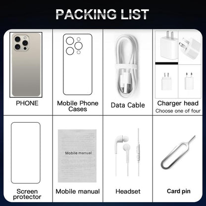 I16 Pro Max / VD1, 3GB+32GB, 6.8 inch Android 10 MTK6753 Octa Core, Network: 4G, Dual SIM, EU Plug, US Plug, UK Plug, AU Plug