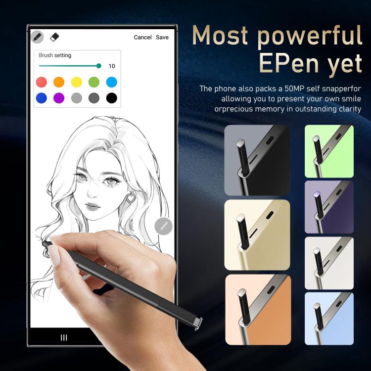 S24 Ultra / S7, 4GB+128GB, 6.75 inch Android 10 MTK6750 Octa Core, Network: 4G, Dual SIM, EU Plug, US Plug, UK Plug, AU Plug