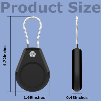Fully Covered Steel Rope Buckle Waterproof Protective Case, For AirTag 2nd Gen / AirTag 1st Gen