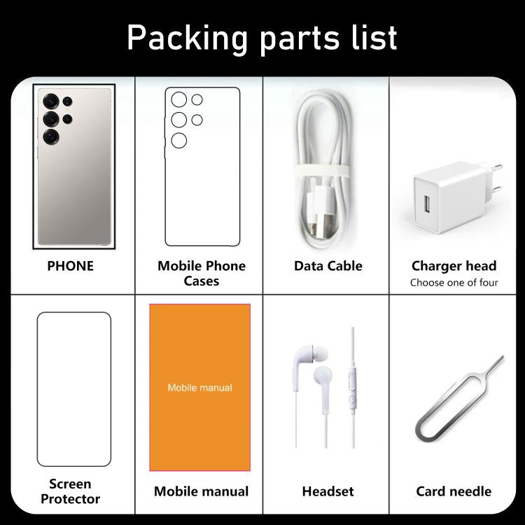 S25 Ultra / S11, 4GB+64GB, 6.75 inch Android 12 MTK6762 Octa Core, Network: 4G, Dual SIM, EU Plug, US Plug, UK Plug, AU Plug