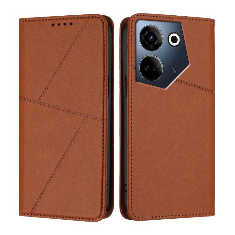 Strong Magnetic Frosted Flip Leather Phone Case, For Tecno Spark Go 2024, For Tecno Camon 20 Premier, For Tecno Camon 20 / Camon 20 Pro 4G, For Tecno Spark Go 2023 / Pop 7 / Pop 7 Pro, For Tecno Spark 10C, For Tecno Spark 10 4G, For Tecno Spark 10 Pro ...