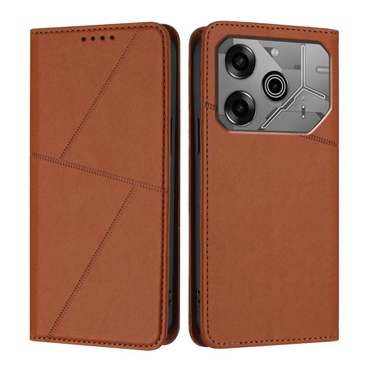 Strong Magnetic Frosted Flip Leather Phone Case, For Tecno Spark Go 2025 / Pop 9 4G, For Tecno Camon 30S, For Tecno Pova 6 Neo 5G / Spark 30 5G, For Tecno Spark 30 Pro, For Tecno Spark 30 4G, For Tecno Spark Go 5G 2025 / Hot 60i 5G, For Tecno Spark 30C...