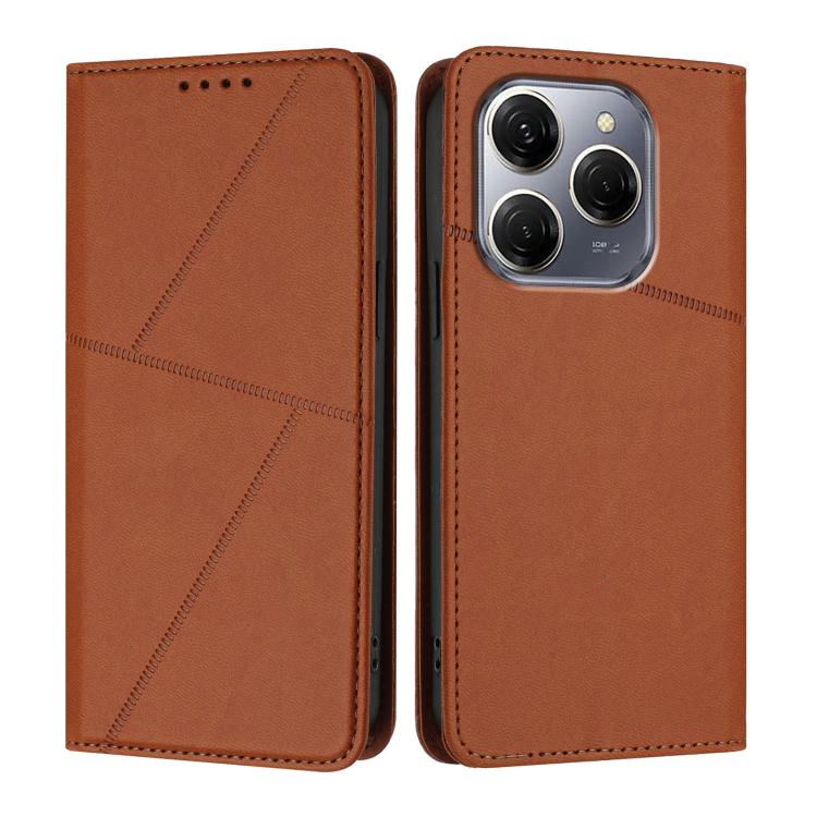 Strong Magnetic Frosted Flip Leather Phone Case, For Tecno Spark Go 2025 / Pop 9 4G, For Tecno Camon 30S, For Tecno Pova 6 Neo 5G / Spark 30 5G, For Tecno Spark 30 Pro, For Tecno Spark 30 4G, For Tecno Spark Go 5G 2025 / Hot 60i 5G, For Tecno Spark 30C...