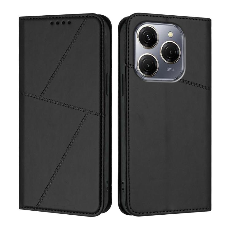 Strong Magnetic Frosted Flip Leather Phone Case, For Tecno Spark Go 2025 / Pop 9 4G, For Tecno Camon 30S, For Tecno Pova 6 Neo 5G / Spark 30 5G, For Tecno Spark 30 Pro, For Tecno Spark 30 4G, For Tecno Spark Go 5G 2025 / Hot 60i 5G, For Tecno Spark 30C...
