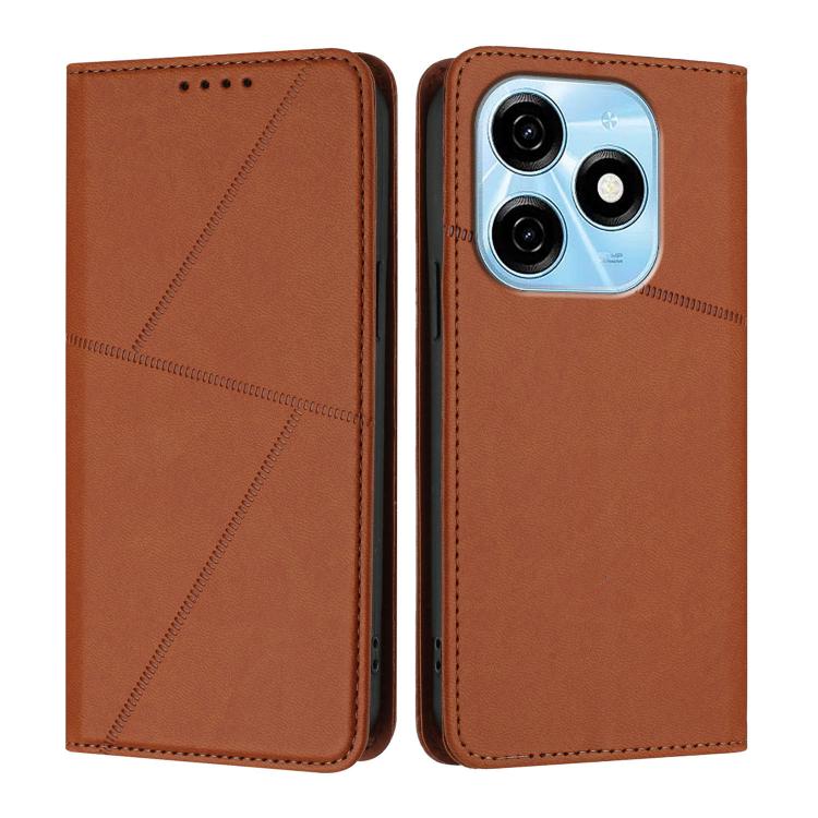 Strong Magnetic Frosted Flip Leather Phone Case, For Tecno Spark Go 2025 / Pop 9 4G, For Tecno Camon 30S, For Tecno Pova 6 Neo 5G / Spark 30 5G, For Tecno Spark 30 Pro, For Tecno Spark 30 4G, For Tecno Spark Go 5G 2025 / Hot 60i 5G, For Tecno Spark 30C...