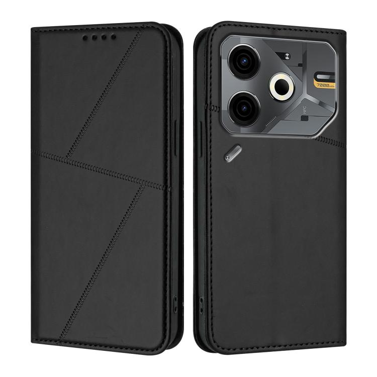 Strong Magnetic Frosted Flip Leather Phone Case, For Tecno Spark Go 2025 / Pop 9 4G, For Tecno Camon 30S, For Tecno Pova 6 Neo 5G / Spark 30 5G, For Tecno Spark 30 Pro, For Tecno Spark 30 4G, For Tecno Spark Go 5G 2025 / Hot 60i 5G, For Tecno Spark 30C...
