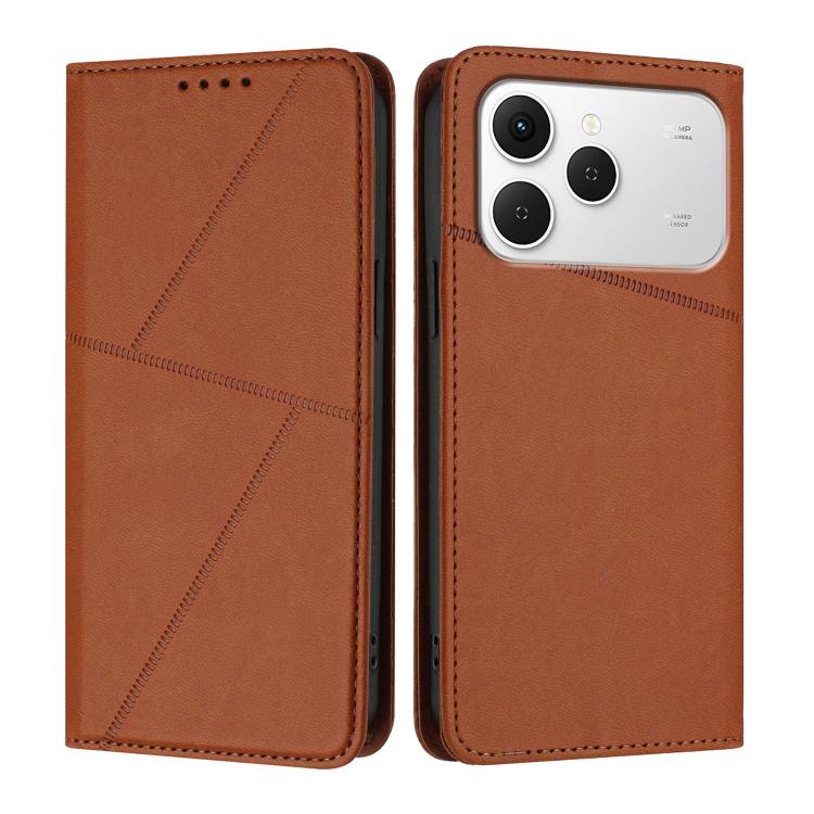 Strong Magnetic Frosted Flip Leather Phone Case, For Tecno Pova Curve 2 5G, For Tecno Spark Go 3 / Pop 20 4G, For Tecno Spark 50 4G, For Tecno Camon 50 Pro 4G, For Tecno Camon 50 4G, For Tecno Spark Slim, For Tecno Spark 40 4G, For Tecno Pova Curve    ...