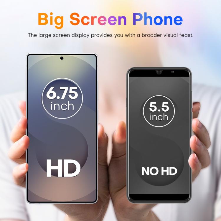 S25 Ultra / Q25, 4GB+64GB, 6.75 inch Android 12 MTK6762 Octa Core, Network: 4G, Dual SIM, with Stylus Pen, EU Plug, US Plug, UK Plug, AU Plug