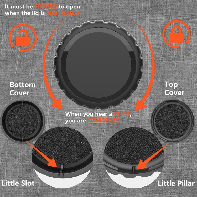 PC Adhesive Waterproof Protective Case, For AirTag