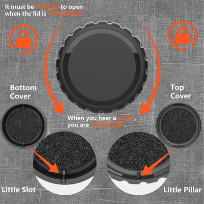 PC Adhesive Waterproof Protective Case, For AirTag