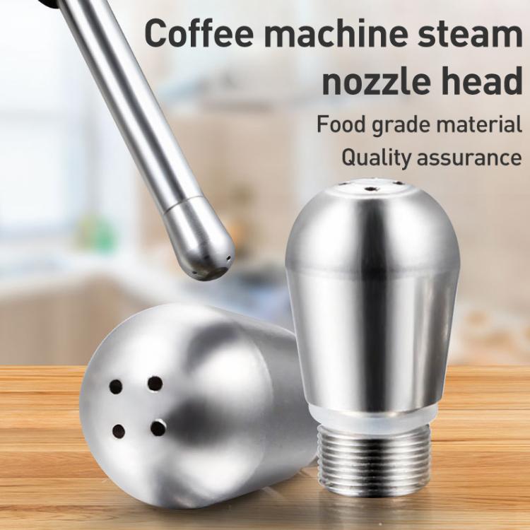Stainless Steel Milk Frother Coffee Machine Steam Nozzle, For Barsetto, 3-hole, For Barsetto, 4-hole, For Delonghi 9 Serie, Single-hole, For Delonghi 9 Serie, 3-hole, For Delonghi Stainless Steel, For Gemilai, 3-hole, For Gaggia, 3-hole