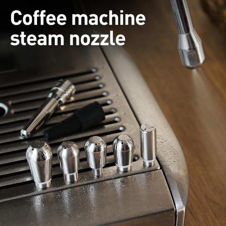 Stainless Steel Milk Frother Coffee Machine Steam Nozzle, For Barsetto, 3-hole, For Barsetto, 4-hole, For Delonghi 9 Serie, Single-hole, For Delonghi 9 Serie, 3-hole, For Delonghi Stainless Steel, For Gemilai, 3-hole, For Gaggia, 3-hole
