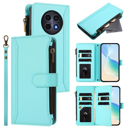 Magnetic Closure 9 Card Slots Zipper Leather Case with Hand Strap, For Realme Narzo 80 Pro, For Realme Narzo 80X, For Realme P3 Ultra 5G  Global, For Realme P3 5G Global, For Realme P3 Pro 5G  Global, For Realme 14 Pro+ 5G, For Realme 14 Pro 5G India  ...