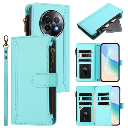 Magnetic Closure 9 Card Slots Zipper Leather Case with Hand Strap, For Realme Narzo 80 Pro, For Realme Narzo 80X, For Realme P3 Ultra 5G  Global, For Realme P3 5G Global, For Realme P3 Pro 5G  Global, For Realme 14 Pro+ 5G, For Realme 14 Pro 5G India  ...