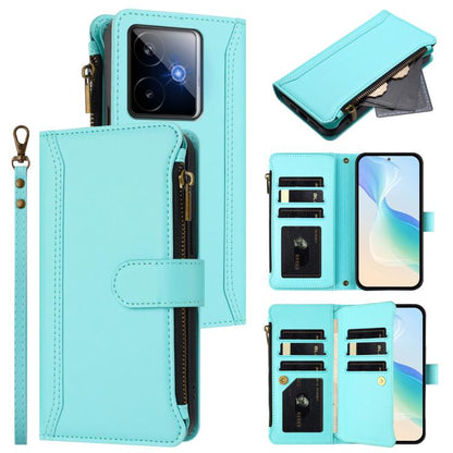 Magnetic Closure 9 Card Slots Zipper Leather Case with Hand Strap, For Realme 16T 5G Global, For Realme C83 5G India/C85 5G, For Realme P4 Power 5G, For Realme Note 80 4G Global, For Realme 16 5G Global, For Realme 16 Pro+ 5G Global                    ...