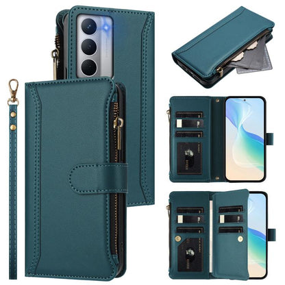 Magnetic Closure 9 Card Slots Zipper Leather Case with Hand Strap, For Realme Narzo 80 Pro, For Realme Narzo 80X, For Realme P3 Ultra 5G  Global, For Realme P3 5G Global, For Realme P3 Pro 5G  Global, For Realme 14 Pro+ 5G, For Realme 14 Pro 5G India  ...
