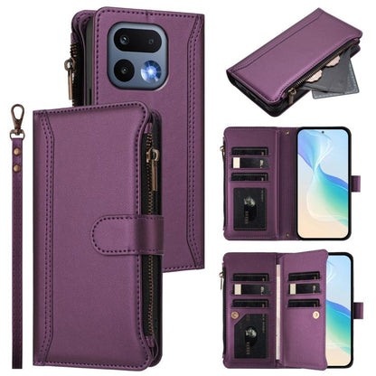 Magnetic Closure 9 Card Slots Zipper Leather Case with Hand Strap, For Realme 16T 5G Global, For Realme C83 5G India/C85 5G, For Realme P4 Power 5G, For Realme Note 80 4G Global, For Realme 16 5G Global, For Realme 16 Pro+ 5G Global                    ...