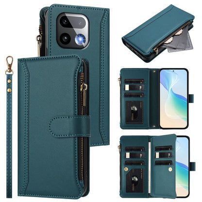 Magnetic Closure 9 Card Slots Zipper Leather Case with Hand Strap, For Realme 16T 5G Global, For Realme C83 5G India/C85 5G, For Realme P4 Power 5G, For Realme Note 80 4G Global, For Realme 16 5G Global, For Realme 16 Pro+ 5G Global                    ...