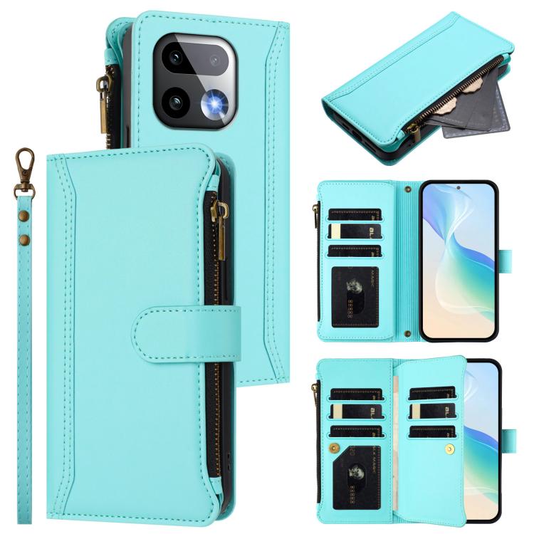Magnetic Closure 9 Card Slots Zipper Leather Case with Hand Strap, For Realme 16T 5G Global, For Realme C83 5G India/C85 5G, For Realme P4 Power 5G, For Realme Note 80 4G Global, For Realme 16 5G Global, For Realme 16 Pro+ 5G Global                    ...