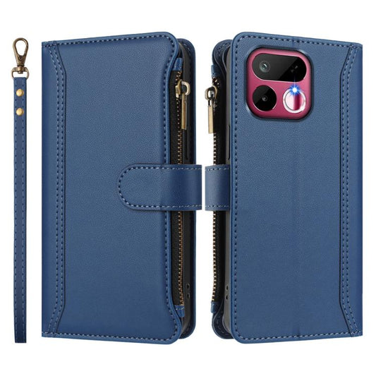 Magnetic Closure 9 Card Slots Zipper Leather Case with Hand Strap, For Realme 16T 5G Global, For Realme C83 5G India/C85 5G, For Realme P4 Power 5G, For Realme Note 80 4G Global, For Realme 16 5G Global, For Realme 16 Pro+ 5G Global                    ...