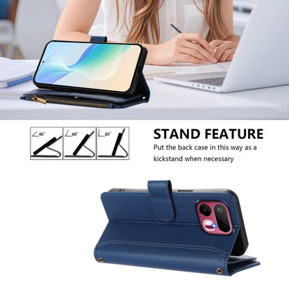 Magnetic Closure 9 Card Slots Zipper Leather Case with Hand Strap, For Realme 16T 5G Global, For Realme C83 5G India/C85 5G, For Realme P4 Power 5G, For Realme Note 80 4G Global, For Realme 16 5G Global, For Realme 16 Pro+ 5G Global                    ...