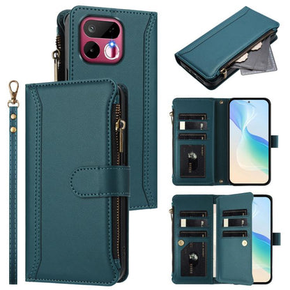 Magnetic Closure 9 Card Slots Zipper Leather Case with Hand Strap, For Realme 16T 5G Global, For Realme C83 5G India/C85 5G, For Realme P4 Power 5G, For Realme Note 80 4G Global, For Realme 16 5G Global, For Realme 16 Pro+ 5G Global                    ...