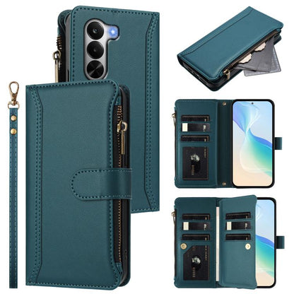 Magnetic Closure 9 Card Slots Zipper Leather Case with Hand Strap, For Realme 16T 5G Global, For Realme C83 5G India/C85 5G, For Realme P4 Power 5G, For Realme Note 80 4G Global, For Realme 16 5G Global, For Realme 16 Pro+ 5G Global                    ...