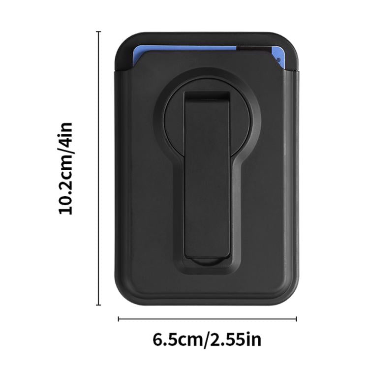 Magnetic Foldable 360 Degree Rotating Bracket Card Bag, Magnetic Foldable