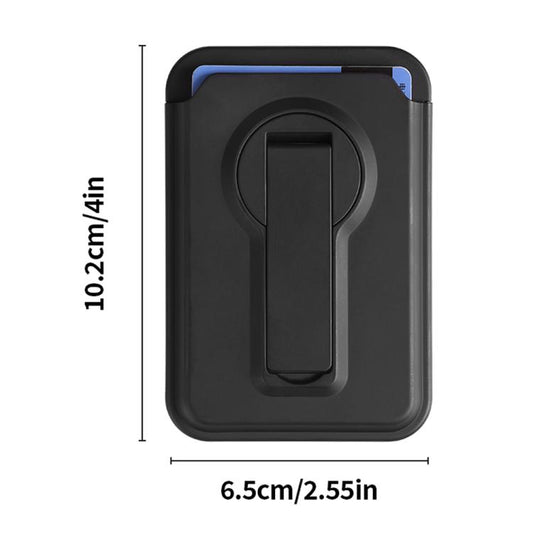 Magnetic Foldable 360 Degree Rotating Bracket Card Bag, Magnetic Foldable
