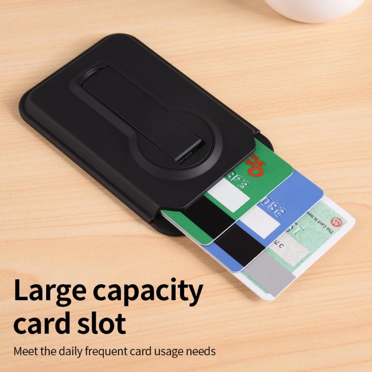 Magnetic Foldable 360 Degree Rotating Bracket Card Bag, Magnetic Foldable