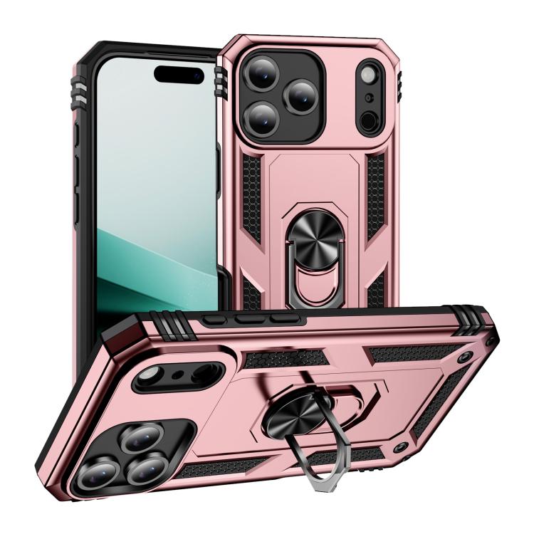 Shockproof TPU Hybrid PC Phone Case with Holder, For iPhone 18 Pro / 17 Pro, For iPhone 18 Pro Max / 17 Pro Max, For iPhone 17, For iPhone 17 Air