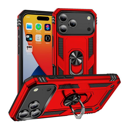 Shockproof TPU Hybrid PC Phone Case with Holder, For iPhone 18 Pro / 17 Pro, For iPhone 18 Pro Max / 17 Pro Max, For iPhone 17, For iPhone 17 Air