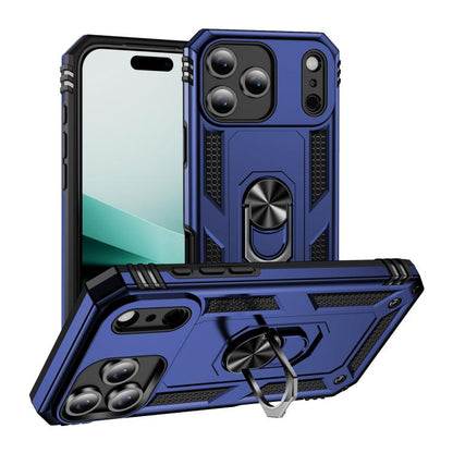 Shockproof TPU Hybrid PC Phone Case with Holder, For iPhone 18 Pro / 17 Pro, For iPhone 18 Pro Max / 17 Pro Max, For iPhone 17, For iPhone 17 Air