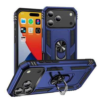 Shockproof TPU Hybrid PC Phone Case with Holder, For iPhone 18 Pro / 17 Pro, For iPhone 18 Pro Max / 17 Pro Max, For iPhone 17, For iPhone 17 Air