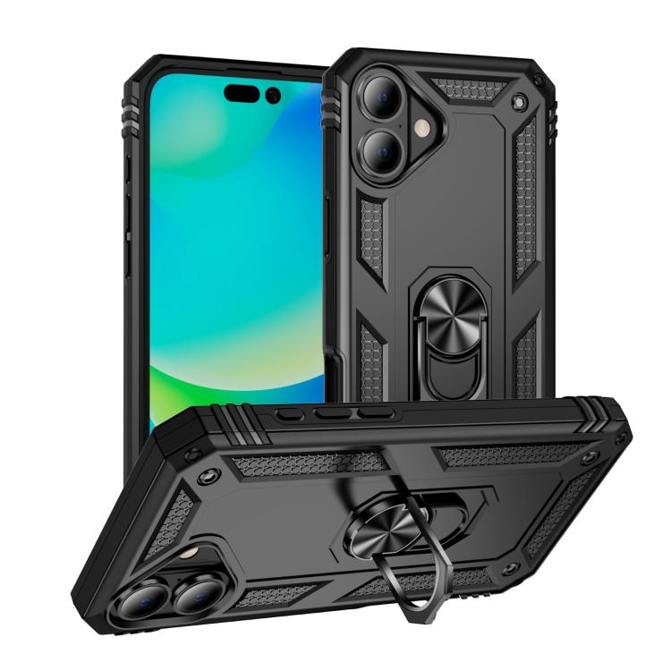 Shockproof TPU Hybrid PC Phone Case with Holder, For iPhone 18 Pro / 17 Pro, For iPhone 18 Pro Max / 17 Pro Max, For iPhone 17, For iPhone 17 Air