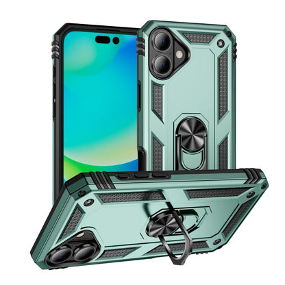 Shockproof TPU Hybrid PC Phone Case with Holder, For iPhone 18 Pro / 17 Pro, For iPhone 18 Pro Max / 17 Pro Max, For iPhone 17, For iPhone 17 Air
