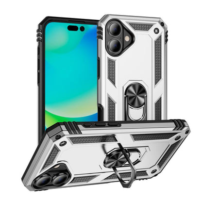 Shockproof TPU Hybrid PC Phone Case with Holder, For iPhone 18 Pro / 17 Pro, For iPhone 18 Pro Max / 17 Pro Max, For iPhone 17, For iPhone 17 Air