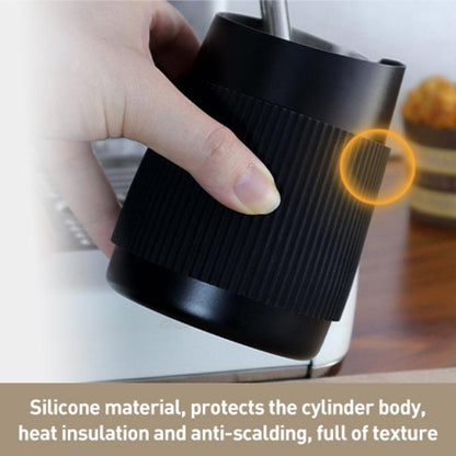 420ml Stainless Steel Latte Art Cup Oblique Mouth Anti-scalding Coffee Milk Foaming Cylinder with Scale