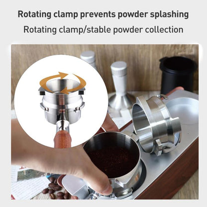 54mm Coffee Dosing Funnel Ring Stainless Steel Coffee Powder Dispenser for Breville 8 Series, For Breville 8 Series Powder Dispenser