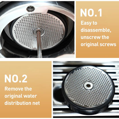 Stainless Steel Shower Screen Espresso Extraction Filter Mesh for Breville 980 / 990, For Breville 980 / 990
